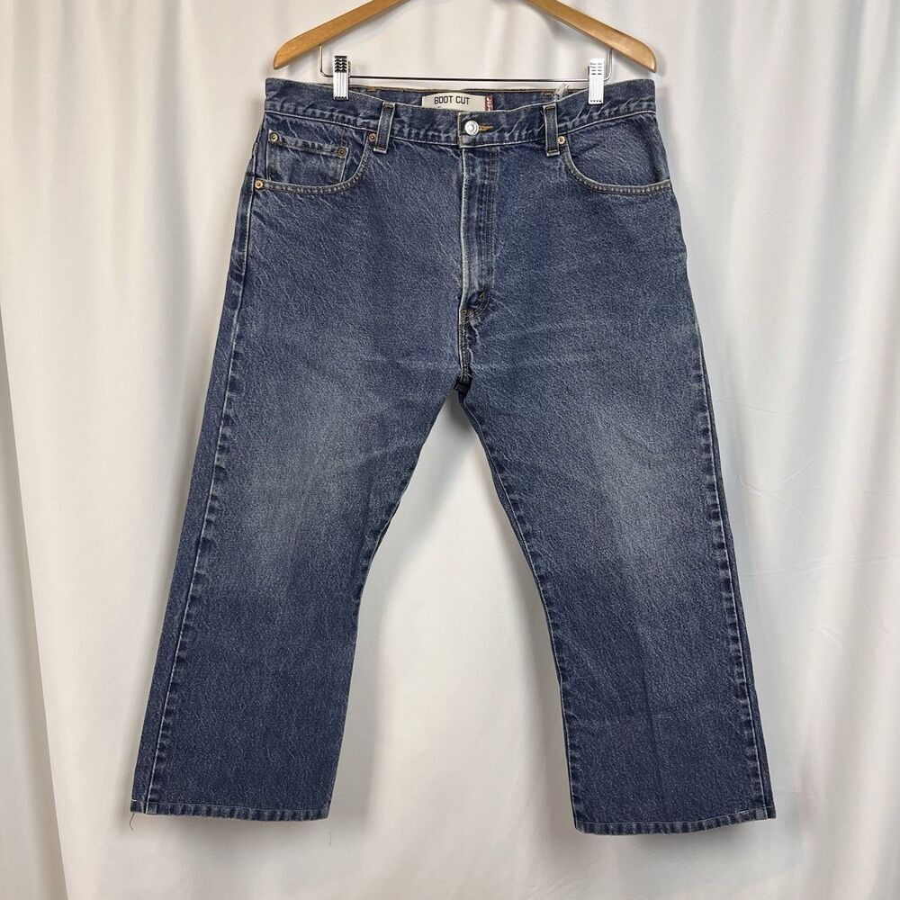 Vintage Levi’s 517 Boot Cut Jeans Men’s 38x30 Blue Denim Red Tab USA 06/09